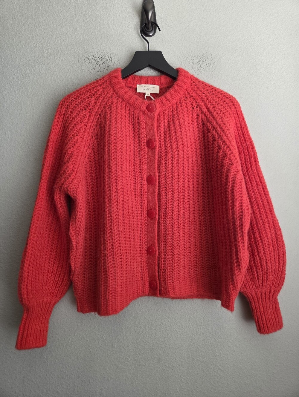 Sezane Emile Cardigan in Red size XS NWT - Picture 6 of 11